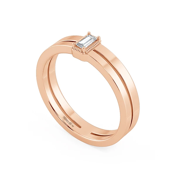 Men's Vintage Wedding Ring NCM9004 2